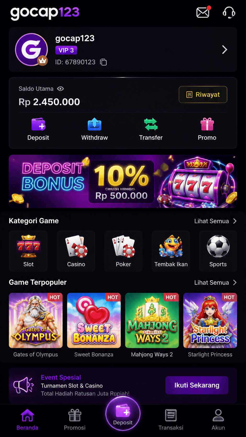 Screenshot 3 gocap123